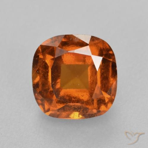 2.01ct 天然 中深橙色 钙铝榴石, 软垫, VS-SI