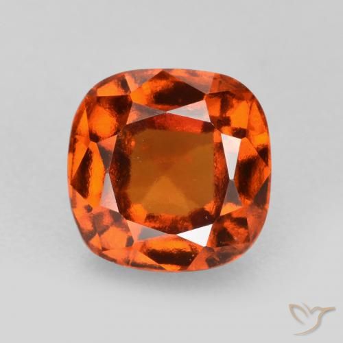 2.08ct 天然 火橙 钙铝榴石, 软垫, VS