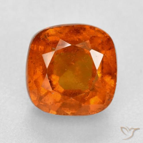 2.22ct 天然 中橙 钙铝榴石, 软垫, SI