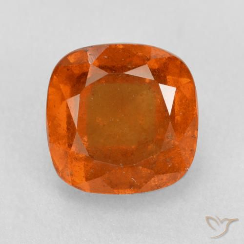 2.19ct 天然 中橙 钙铝榴石, 软垫, SI