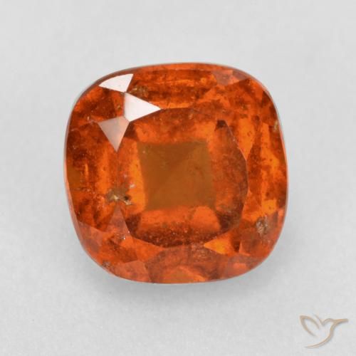 2.02ct 天然 火橙 钙铝榴石, 软垫, SI