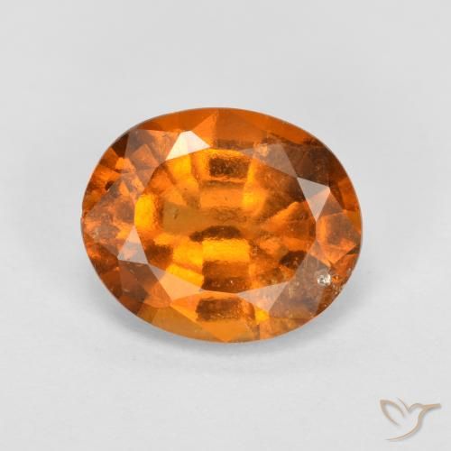 2.09ct 天然 中橙 钙铝榴石, 椭圆形, SI
