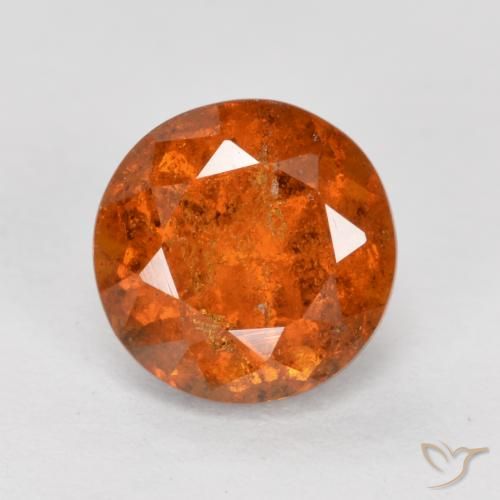 1.71ct 天然 中橙 钙铝榴石, 圆形的, SI