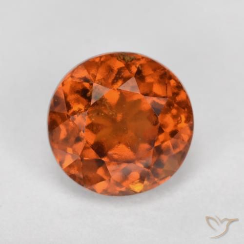 1.76ct 天然 深橙色 钙铝榴石, 圆形的, VS-SI