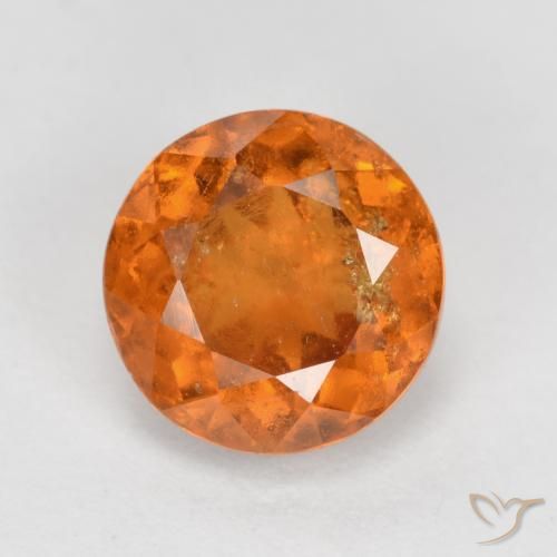 1.79ct 天然 中橙 钙铝榴石, 圆形的, SI