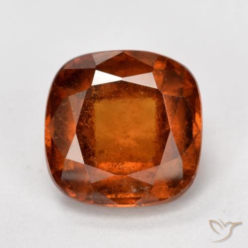 2.16ct 天然 深橙色 钙铝榴石, 软垫, VS-SI