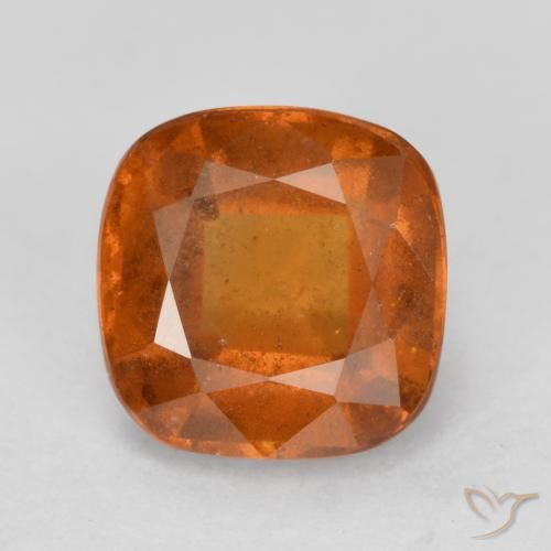 2.06ct 天然 深橙色 钙铝榴石, 软垫, VS-SI