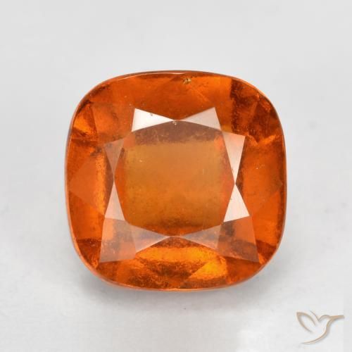 2.03ct 天然 火橙 钙铝榴石, 软垫, VS-SI