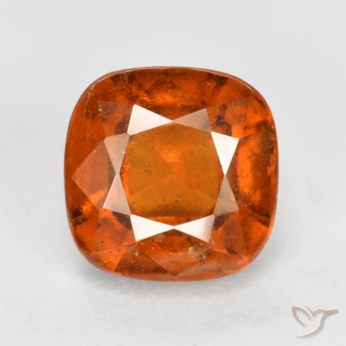 2.05ct 天然 红橙色 钙铝榴石, 软垫, VS-SI