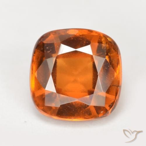 2.20ct 天然 深橙色 钙铝榴石, 软垫, VS