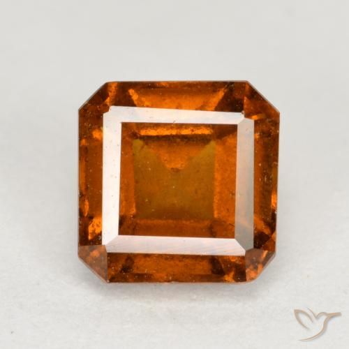 1.59ct 天然 琥珀橙 钙铝榴石, 祖母绿式切割, VS-SI