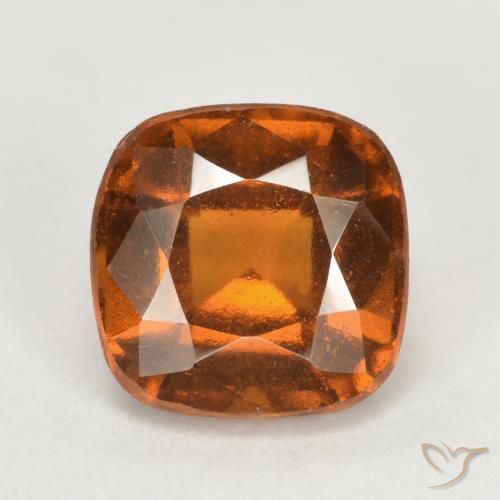 2.31ct 天然 中深橙色 钙铝榴石, 软垫, VS