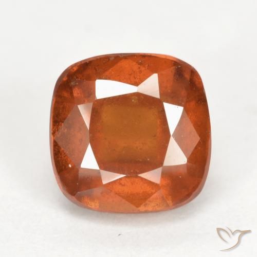 2.60ct 天然 中深橙色 钙铝榴石, 软垫, SI
