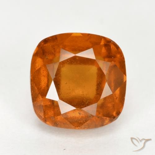 2.65ct 天然 中橙 钙铝榴石, 软垫, VS-SI