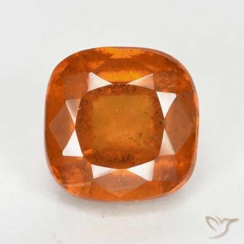 2.55ct 天然 中橙 钙铝榴石, 软垫, VS-SI