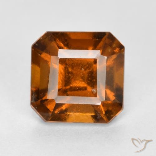 1.46ct 天然 深橙色 钙铝榴石, 祖母绿式切割, VS