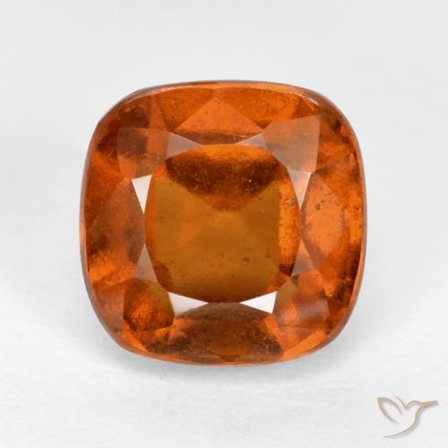 2.42ct 天然 中深橙色 钙铝榴石, 软垫, VS-SI