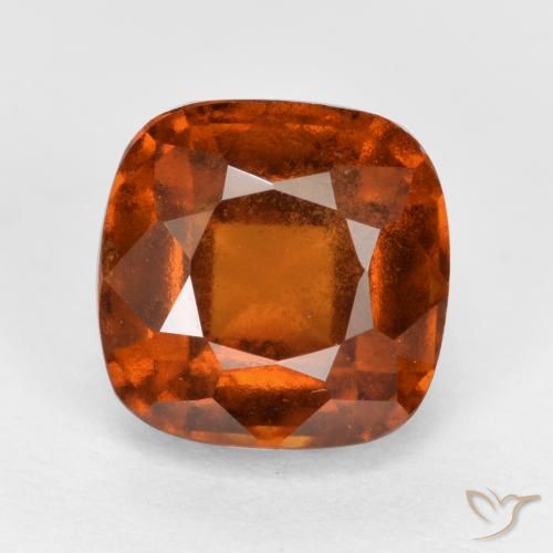 2.34ct 天然 红橙色 钙铝榴石, 软垫, VS-SI