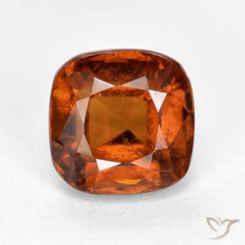 2.43ct 天然 琥珀橙 钙铝榴石, 软垫, VS-SI