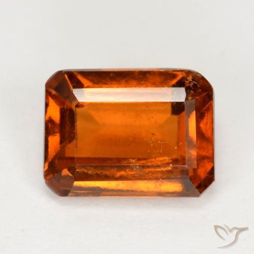 2.06ct 天然 红橙色 钙铝榴石, 祖母绿式切割, VS-SI