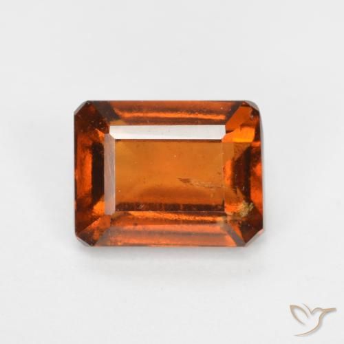2.28ct 天然 深橙色 钙铝榴石, 祖母绿式切割, SI