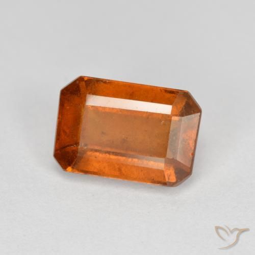 2.38ct 天然 中橙 钙铝榴石, 祖母绿式切割, SI
