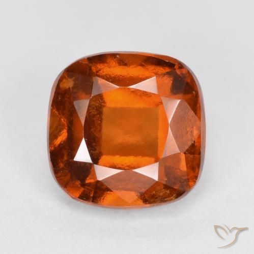 1.94ct 天然 红橙色 钙铝榴石, 软垫, VS-SI