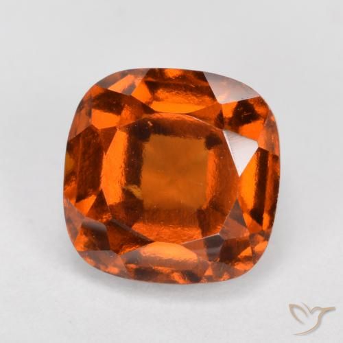 2.24ct 天然 中橙 钙铝榴石, 软垫, VS