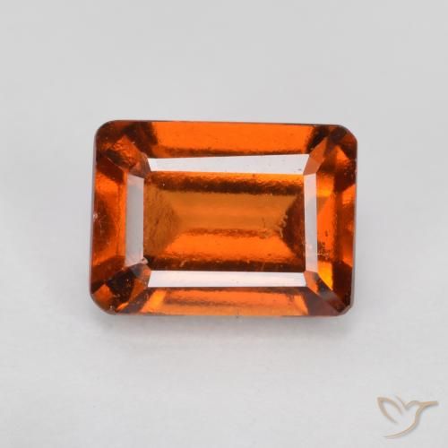 1.47ct 天然 红橙色 钙铝榴石, 祖母绿式切割, VS