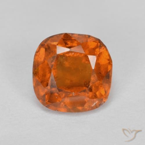 1.20ct 天然 火橙 钙铝榴石, 软垫, VS-SI