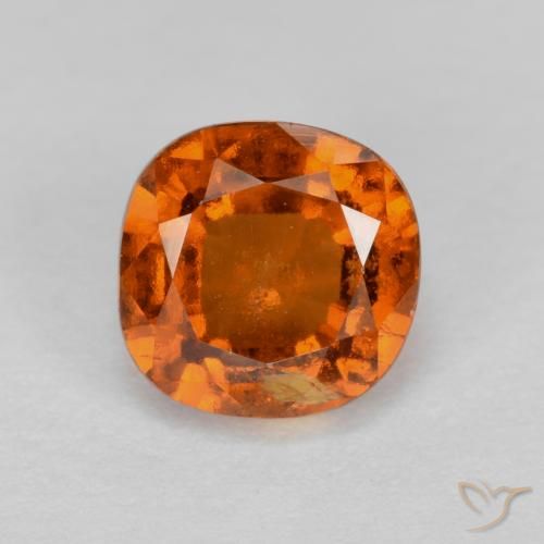 1.39ct 天然 深橙色 钙铝榴石, 软垫, VS-SI