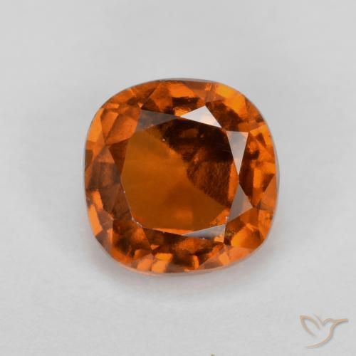 1.46ct 天然 深橙色 钙铝榴石, 软垫, VS-SI