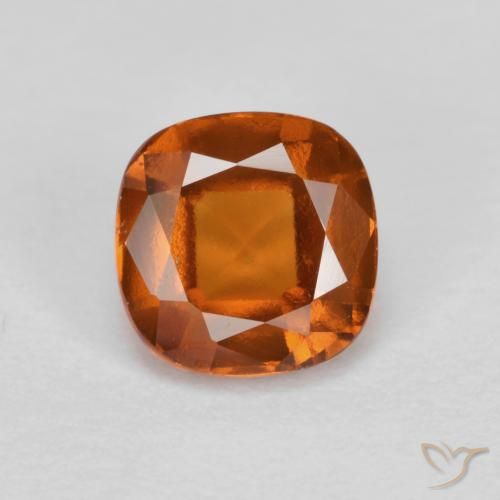 1.30ct 天然 深橙色 钙铝榴石, 软垫, VS-SI