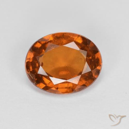 1.97ct 天然 中橙 钙铝榴石, 椭圆形, VS-SI