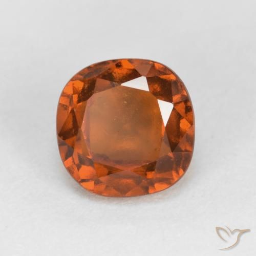 1.56ct 天然 火橙 钙铝榴石, 软垫, VS-SI