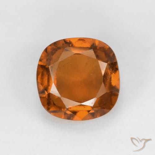 1.53ct 天然 中深橙色 钙铝榴石, 软垫, VS-SI