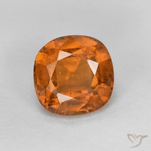1.23ct 天然 中橙 钙铝榴石, 软垫, VS-SI