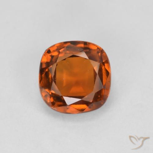 1.49ct 天然 琥珀橙 钙铝榴石, 软垫, VS