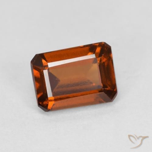 1.44ct 天然 中橙 钙铝榴石, 祖母绿式切割, VS