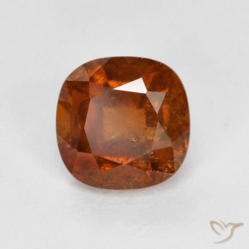 1.34ct 天然 深橙色 钙铝榴石, 软垫, VS-SI