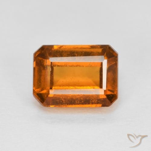 1.49ct 天然 黄橙色 钙铝榴石, 祖母绿式切割, VS
