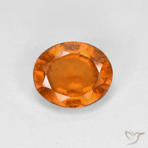 1.89ct 天然 中橙 钙铝榴石, 椭圆形, VS
