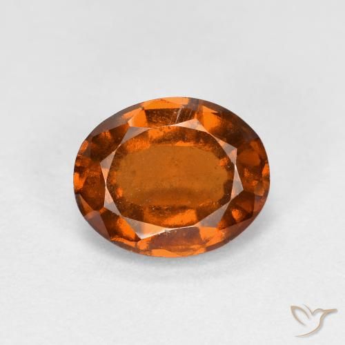 1.89ct 天然 琥珀橙 钙铝榴石, 椭圆形, VS