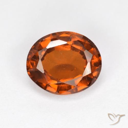 2.23ct 天然 琥珀橙 钙铝榴石, 椭圆形, VS-SI