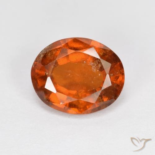 2.83ct 天然 琥珀橙 钙铝榴石, 椭圆形, VS-SI