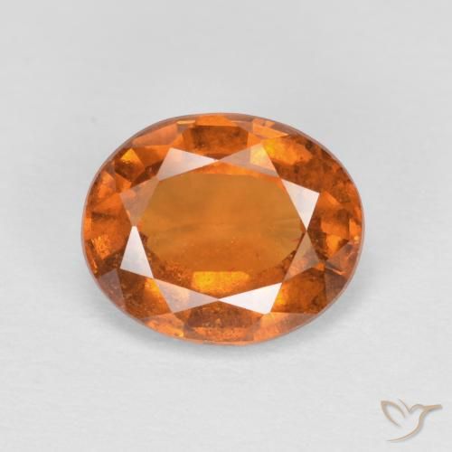 2.05ct 天然 中橙 钙铝榴石, 椭圆形, VS