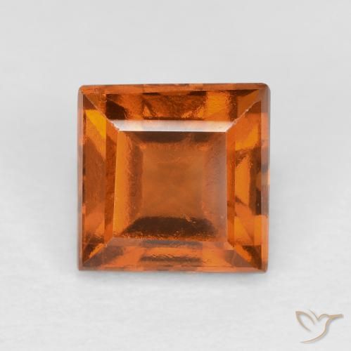 1.49ct 天然 黄橙色 钙铝榴石, 正方形, VS