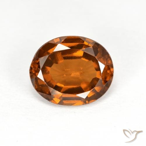 1.77ct 天然 中橙 钙铝榴石, 椭圆形, VS