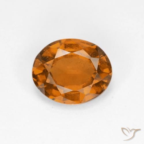1.52ct 天然 中橙 钙铝榴石, 椭圆形, VS