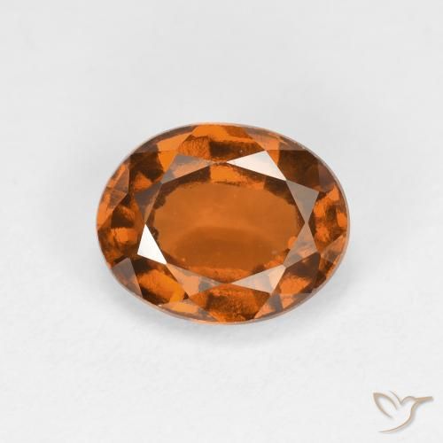 1.78ct 天然 中橙 钙铝榴石, 椭圆形, VS